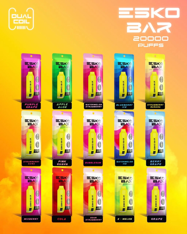 Esko Bar 20,000 Puffs (20K) ใช้แล้วทิ้ง 20,000 - Image 2
