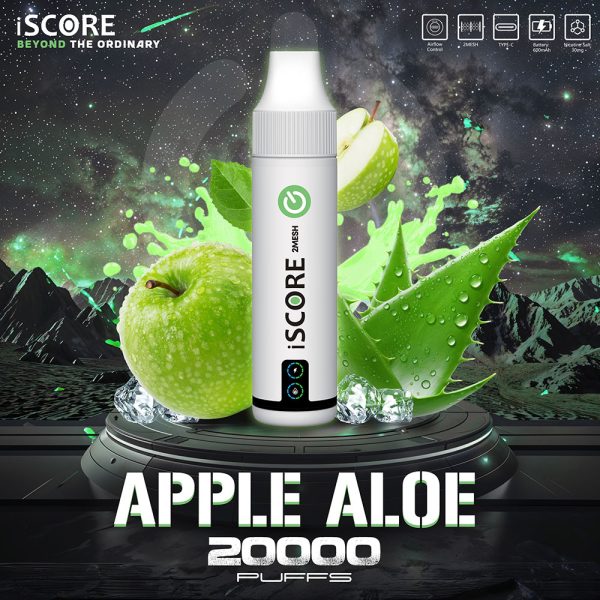 iScore 20000puff– คอยล์คู่รีดกลิ่นชัด มีLEDแสดงปริมาณน้ำยา ดึงรสชัดทุกคำ - Image 3