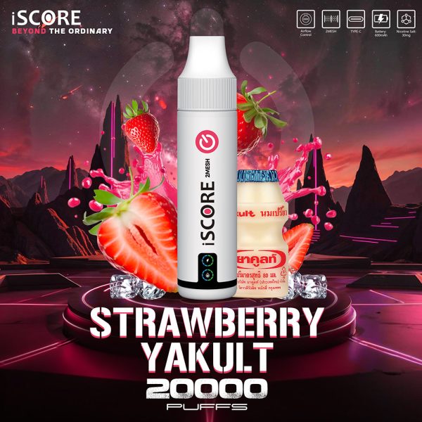 iScore 20000puff– คอยล์คู่รีดกลิ่นชัด มีLEDแสดงปริมาณน้ำยา ดึงรสชัดทุกคำ - Image 12