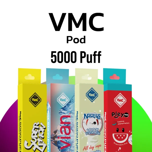VMC 5000 puffs แคปซูลแบบใช้แล้วทิ้งVMC 5000 Puff